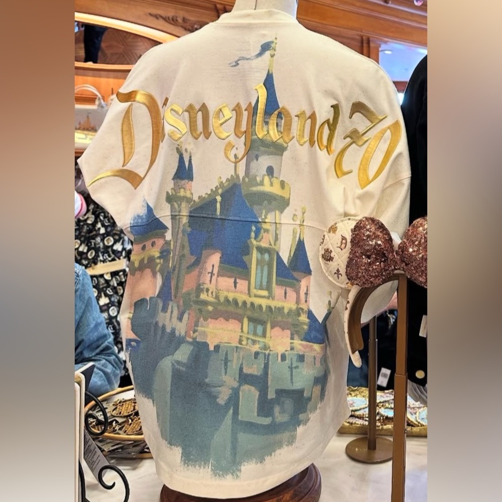 2025 Disneyland 70th Anniversary Castle Spirit Jersey NEW
